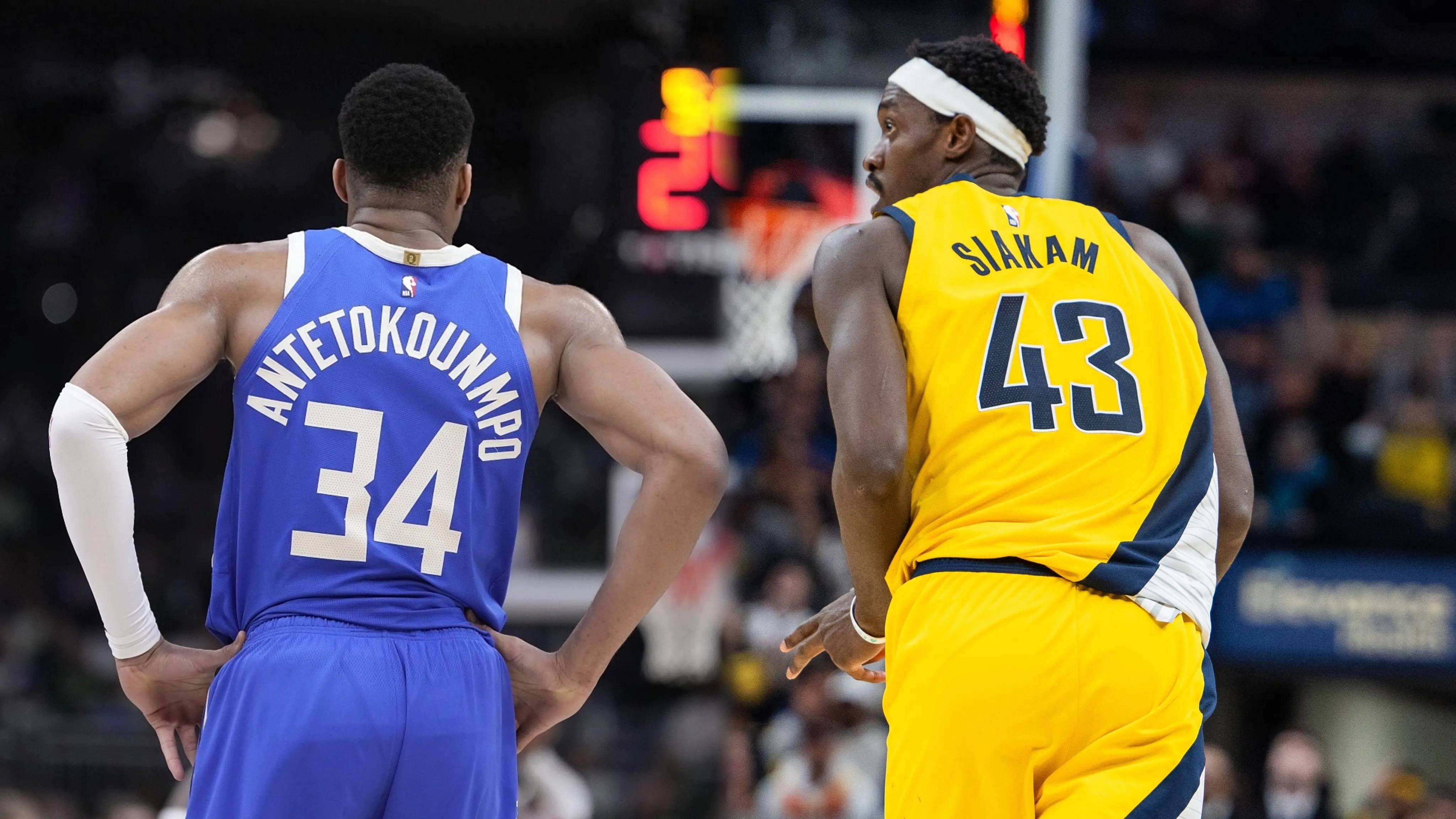 雄鹿铁扣砍分，步行者大胜一场的简单介绍